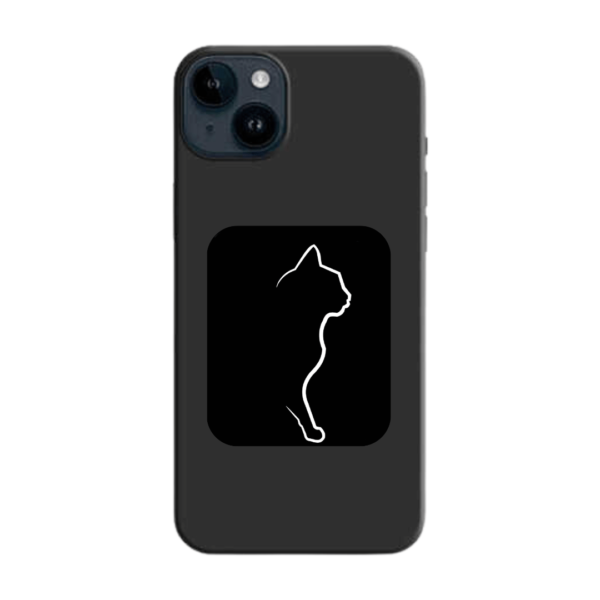 SP  SILUETA GATO Este diseño de nuestro StickyPhones está pensado para todo aquel amante de los animales, en especial de los gatos. A quién no le gusta customizar su teléfono con su animal o mascota favorita. Ahora puedes hacerlo comprando este StickyPhones y luciendo tu teléfono allá donde vayas con este diseño actual y moderno. 