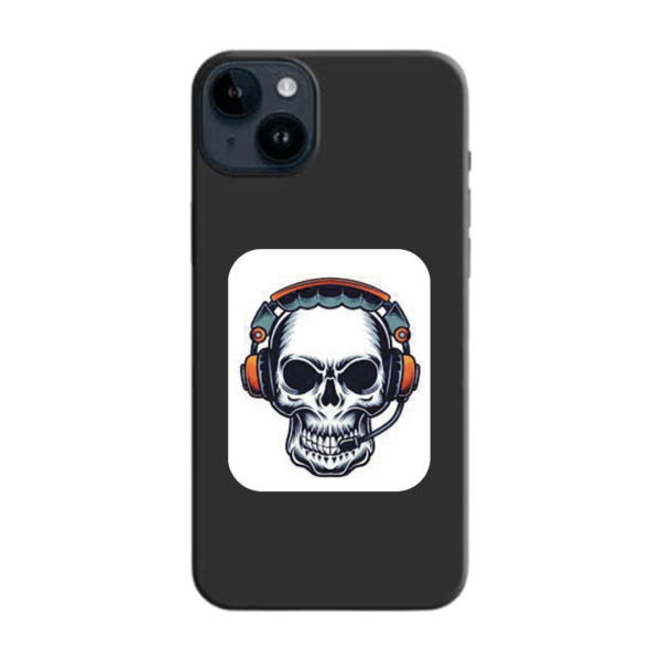 SP  CALAVERA MUSICA Este diseño de nuestro StickyPhones está pensado para todo aquel amante de las expresiones y caras. A quién no le gusta customizar su teléfono con su cara, gesto o expresión favorita. Ahora puedes hacerlo comprando este StickyPhones y luciendo tu teléfono allá donde vayas con este diseño actual y moderno. 