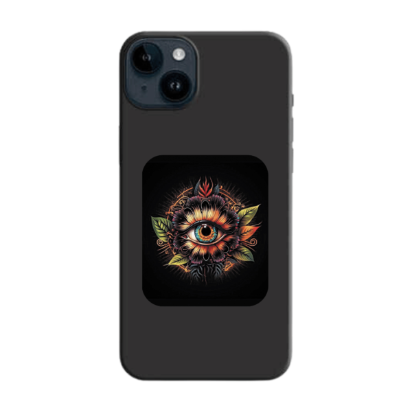 SP OJO CIRCULO Este diseño de nuestro StickyPhones está pensado para todo aquel amante de las expresiones y caras. A quién no le gusta customizar su teléfono con su cara, gesto o expresión favorita. Ahora puedes hacerlo comprando este StickyPhones y luciendo tu teléfono allá donde vayas con este diseño actual y moderno. 