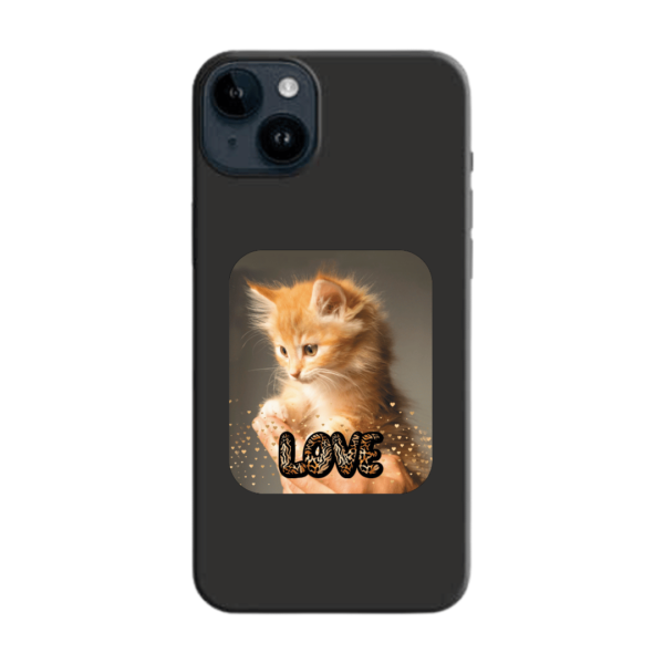 SP  CAT LOVE Este diseño de nuestro StickyPhones está pensado para todo aquel amante de los animales, en especial, de los gatos. A quién no le gusta customizar su teléfono con su animal o mascota favorita. Ahora puedes hacerlo comprando este StickyPhones y luciendo tu teléfono allá donde vayas con este diseño actual y moderno. 