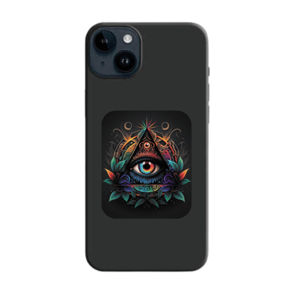 SP OJO TRIANGULO Este diseño de nuestro StickyPhones está pensado para todo aquel amante de las expresiones y caras. A quién no le gusta customizar su teléfono con su cara, gesto o expresión favorita. Ahora puedes hacerlo comprando este StickyPhones y luciendo tu teléfono allá donde vayas con este diseño actual y moderno. 